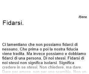 Fidarsi